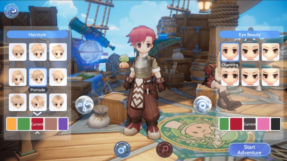 Hệ thống tạo hình nhân vật.