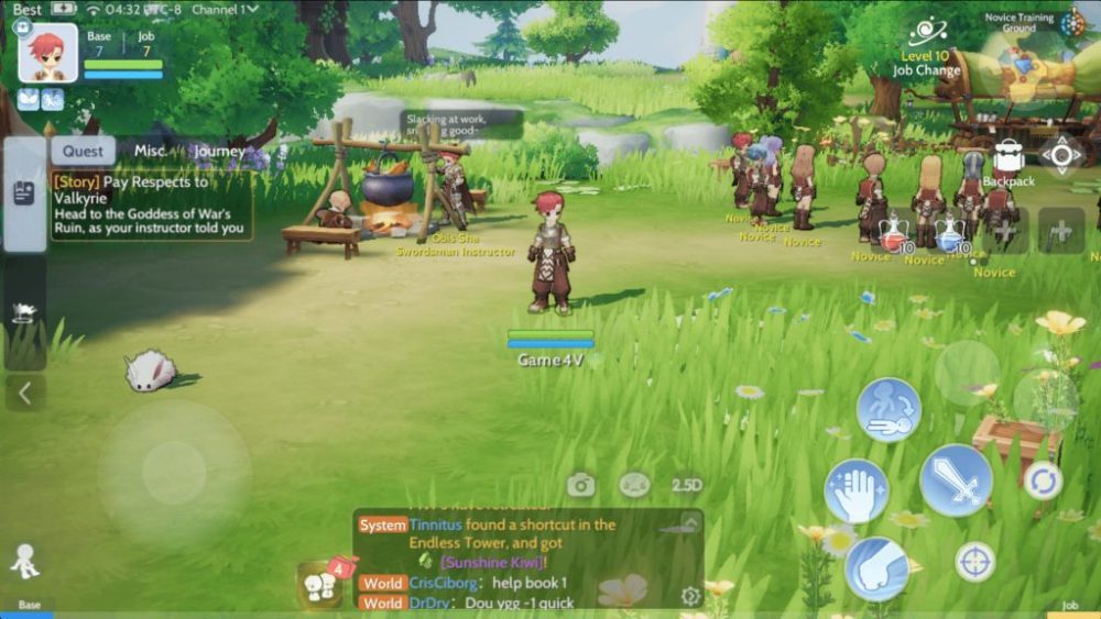 Cảnh quan trong Ragnarok Origin.