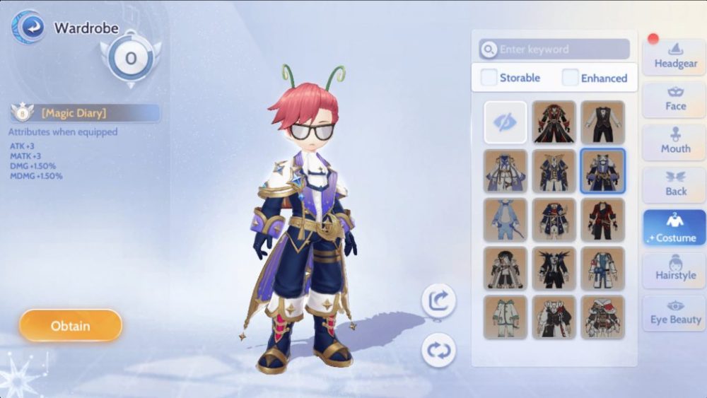 Tính năng tủ đồ.