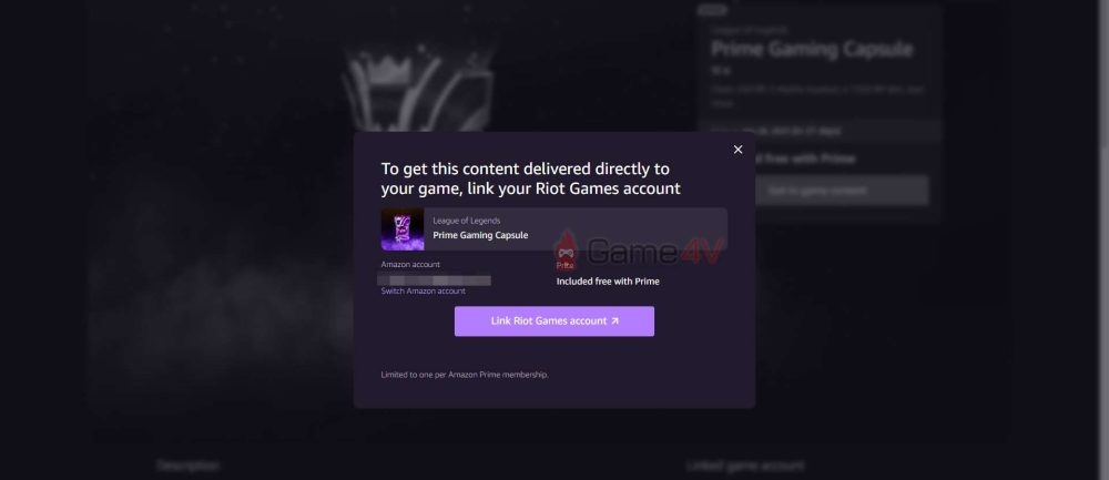 Ấn vào dòng "Link Riot Games account"