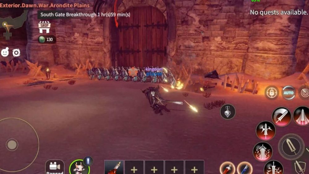 Lord of Dragons cho phép người chơi trải nghiệm các trận công thành chiến hoành tráng.