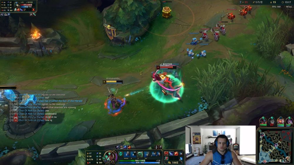 Tyler1 bị game thủ Việt "chửi sấp mặt" ngay trong game.