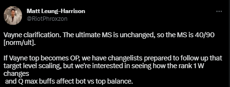 LMHT: Riot chuẩn bị sẵn bản nerf trong trường hợp Vayne Đường Trên trở nên quá mạnh hc3acnh e1baa3nh 2023 03 17 104148105 1679024507 97