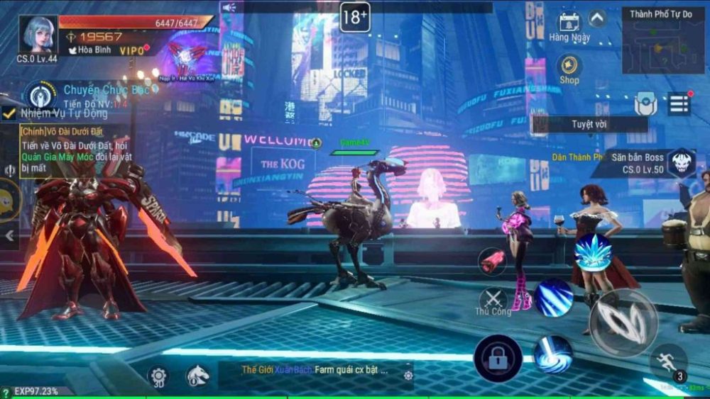 Một góc của thành phố Tự Do.