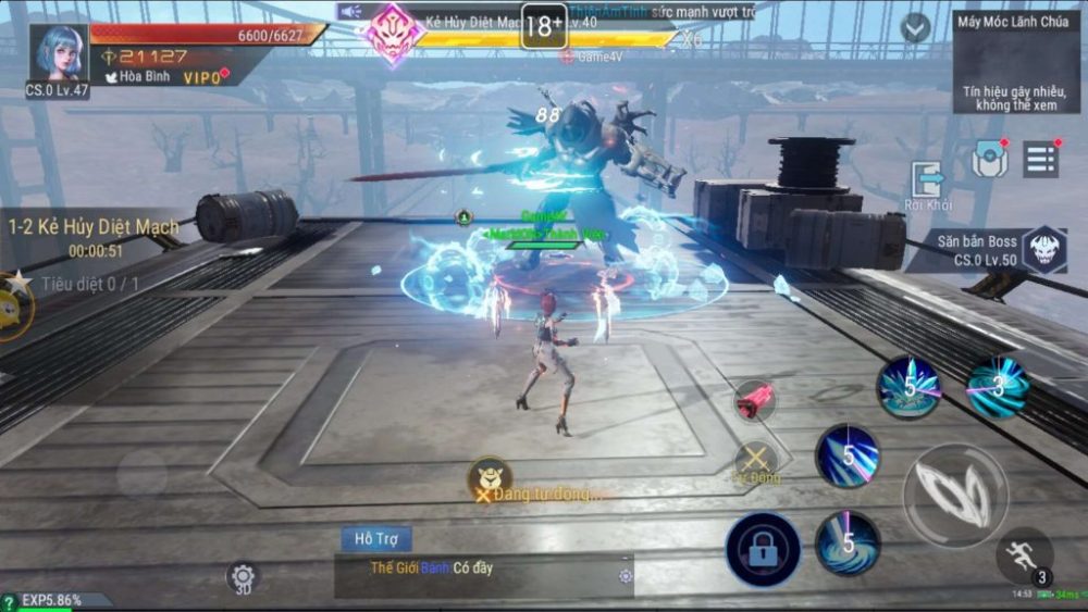 Cyber Fantasy có cơ chế chiến đấu dễ làm quen, không quá thử thách.