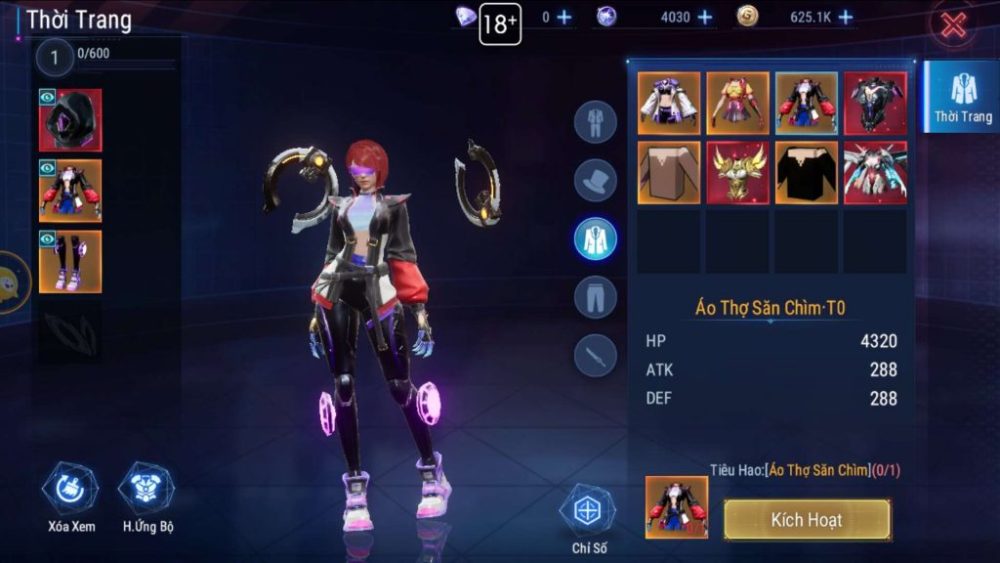 Hệ thống ngoại trang.