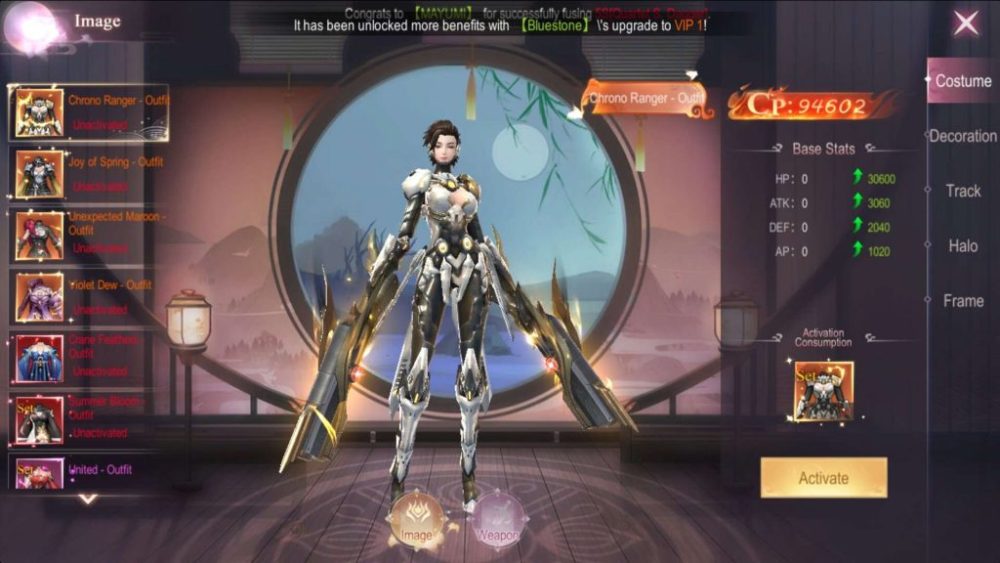 Hệ thống phục trang.