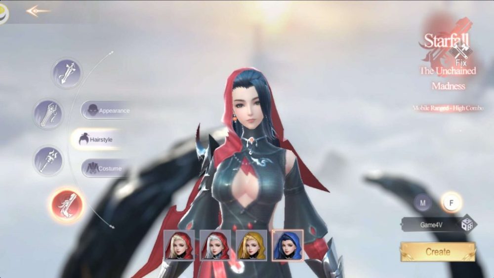 Hệ thống tạo hình nhân vật.