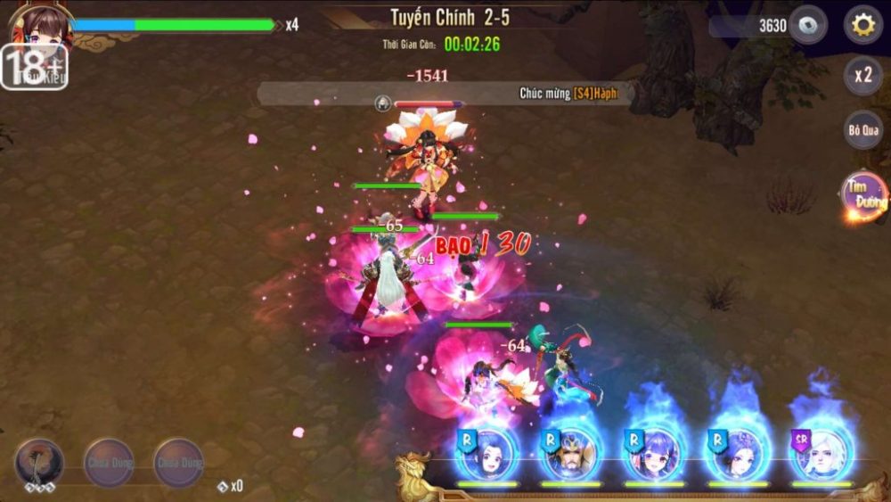 Chiến đấu với miniboss.