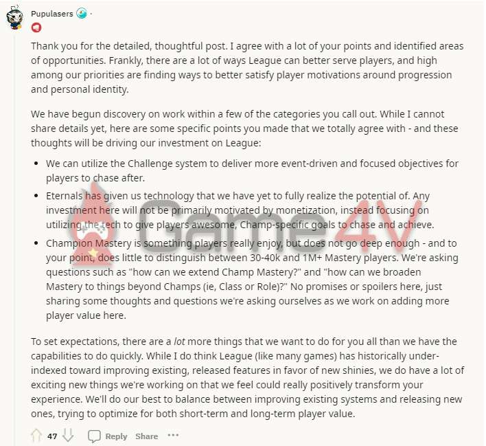 Giám Đốc của LMHT lên tiếng về kế hoạch làm lại nhiều tính năng trong game.