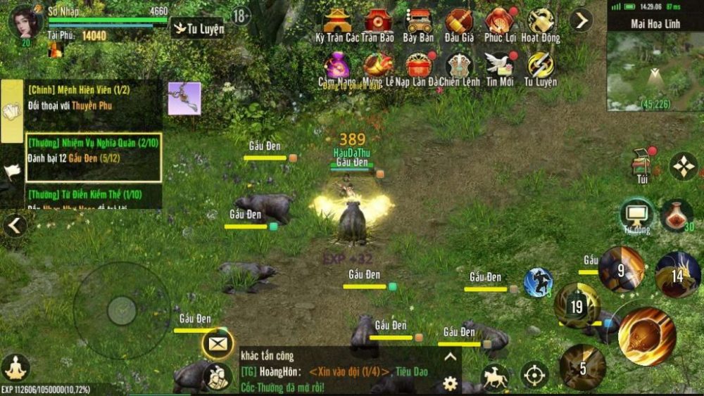 Cơ chế chiến đấu không quá thử thách, dễ làm quen của Kiếm Thế Origin.