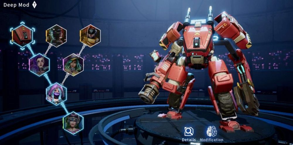 Trò chơi được thiết kế theo phong cách cyberpunk.