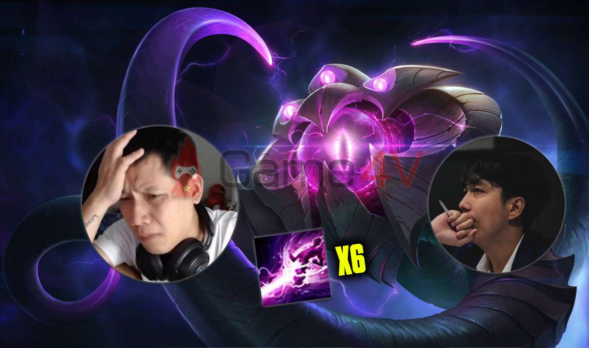 Không chỉ Violet, một "cựu HLV SBTC" khác là Thầy Giáo Ba cũng có mặt trong trận đấu này (Lee Sin) và cũng bị "ăn hành" vì Vel'Koz của đối phương.