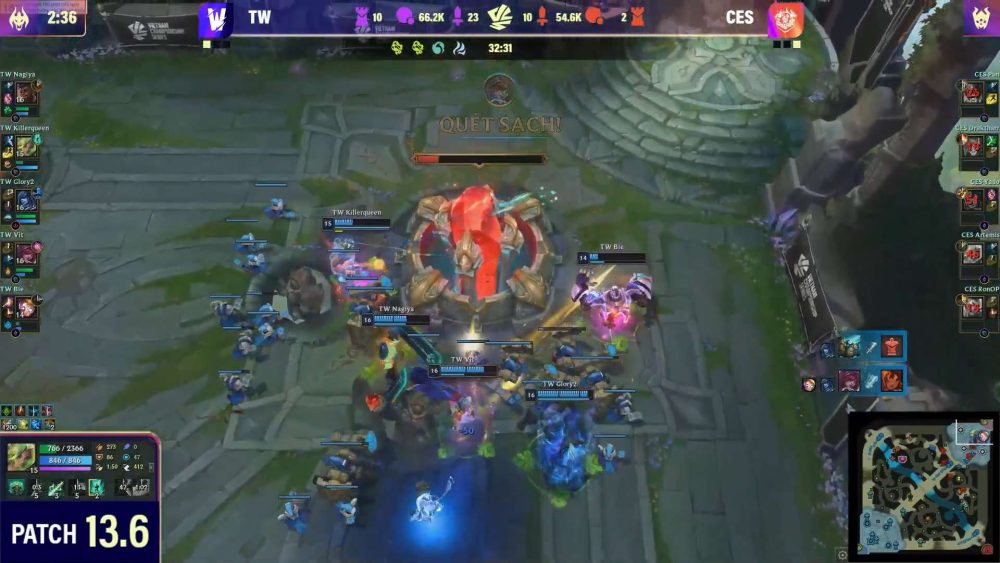 CES giành chiến thắng vất vả trước TW để tiến vào chung kết nhánh thua VCS Mùa Xuân 2023 ces game 3 1681656829 32