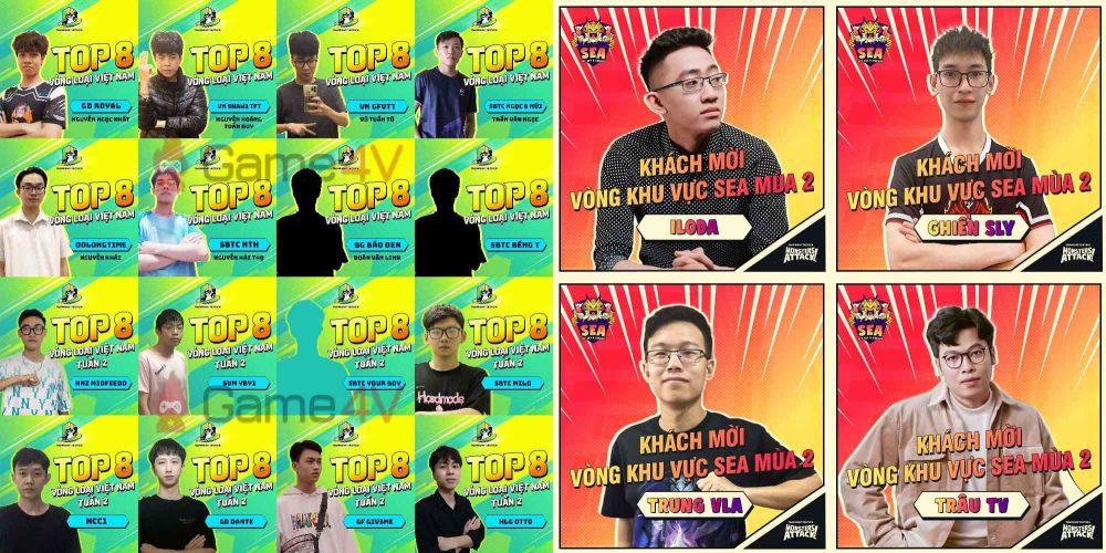 20 kỳ thủ Đấu Trường Chân Lý sẽ góp mặt tại VLKV SEA sắp tới.