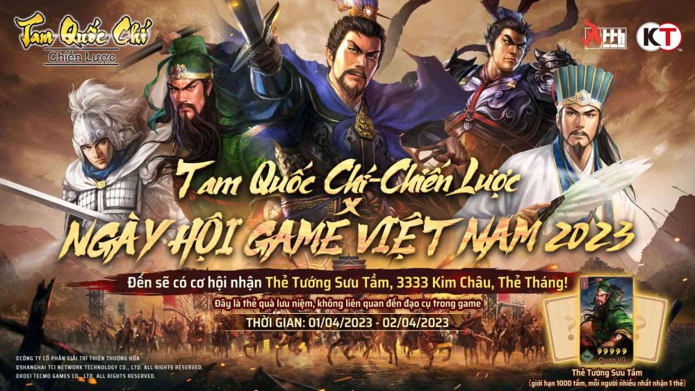 e59bbe2-1680315294-82-1 Tam Quốc Chí – Chiến Lược chào sân Ngày Hội Game Việt Nam 2023, ra mắt thông tin phiên bản mới ‘Quần Hùng Thảo Đổng’ e59bbe2 1680315294 82 1