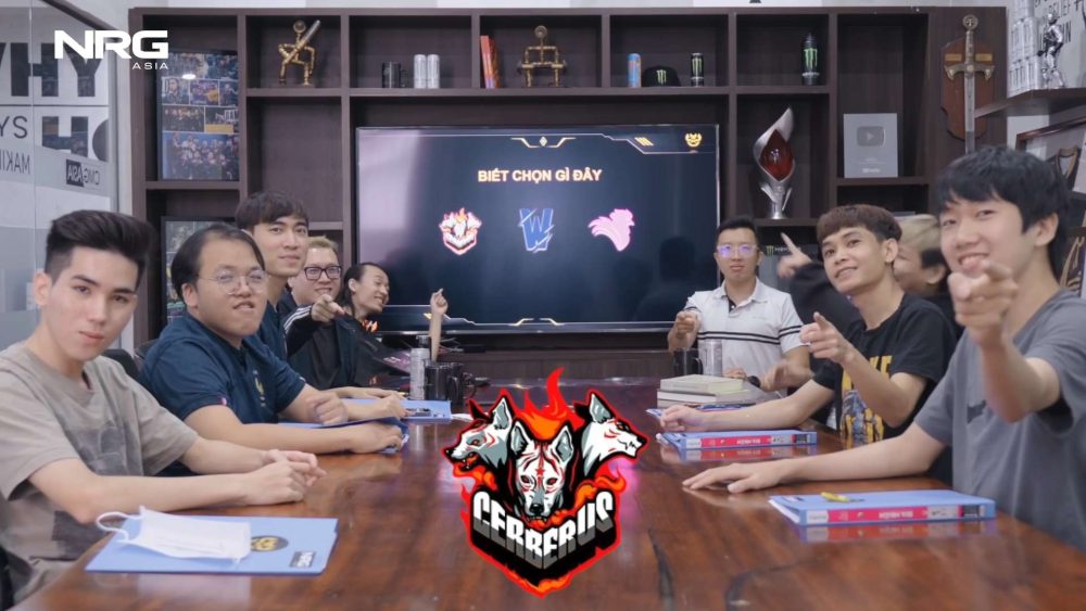 GAM Esports đã chia sẻ video trên fanpage về việc chọn CERBERUS tại Vòng Playoffs VCS Mùa Xuân 2023.
