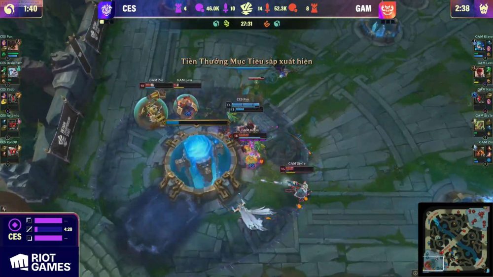 GAM đánh gục CES với kết quả 3-1 để tiến vào chung kết nhánh thắng VCS Mùa Xuân 2023 gam game 2 1681479567 23