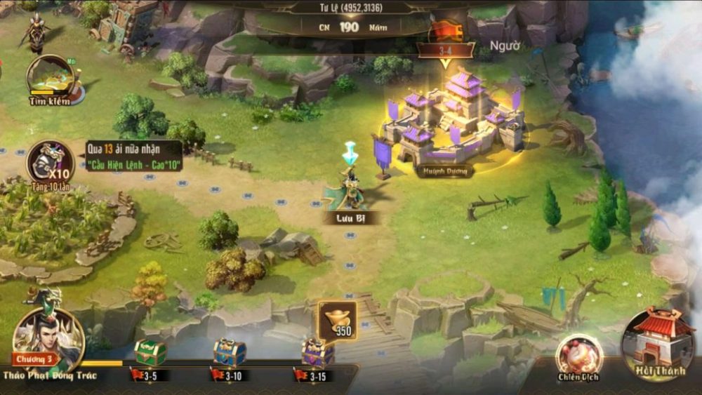 Bản đồ dưới dạng sa bàn.