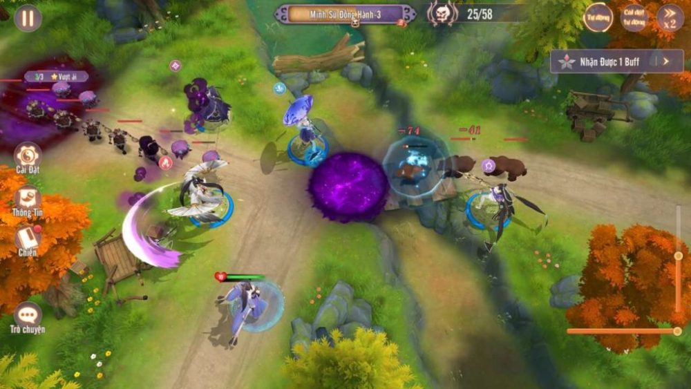 Linh tướng sử dụng kĩ năng đặc biệt.