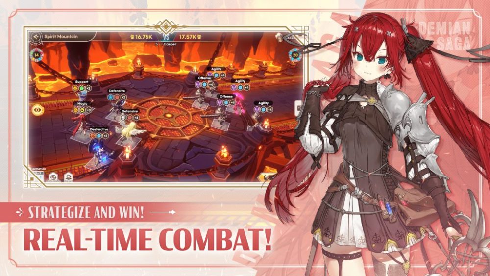 Đồ hoạ của Demian Saga được thiết kế theo phong cách anime.