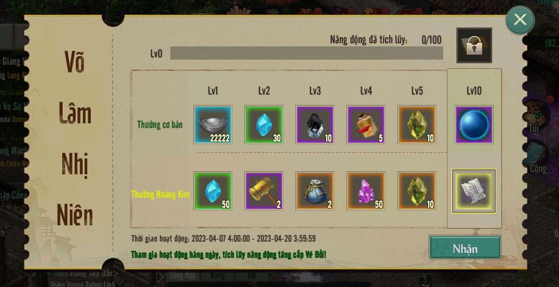 vltk1m-4-1680852883-95 Đón tuổi lên 2, Võ Lâm Truyền Kỳ 1 Mobile ‘rải’ quà nguyên tháng sinh nhật vltk1m 4 1680852883 95