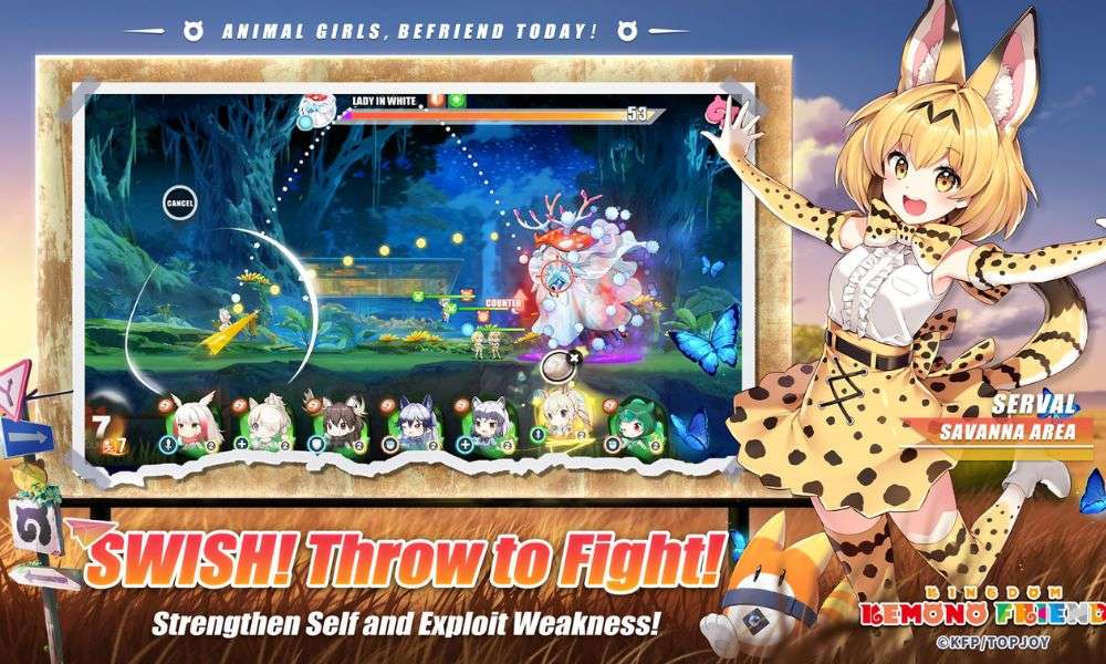 Kemono Friends Kingdom là game nhập vai chiến thuật tọa độ cực thú vị, sắp ra mắt chính thức