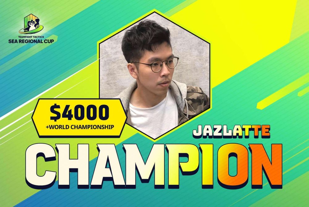 Jazlatte - nhà vô địch Đấu Trường Chân Lý của giải đấu SEA TFT APAC Circuit Set 8.5.