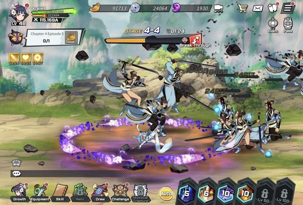 Legendary Master Idle là một game di động nhập vai nhàn rỗi xuất sắc với đầy đủ các kỹ năng chiến đấu tuyệt vời