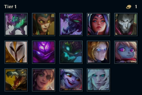 Quái vật triệu hồi của Hư Không trong Đấu Trường Chân Lý mùa 9 cũng được tính là "tier 1" bởi Riot Games.