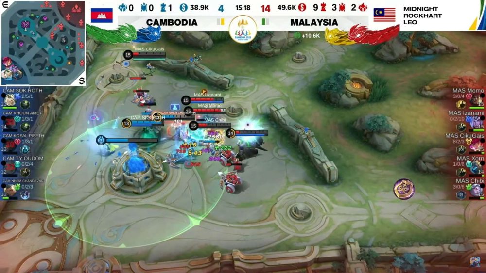 [Trực Tiếp] SEA Games 32 Mobile Legends: Bang Bang team nam ngày 2: Đánh bại Campuchia, Malaysia tiến vào trận chung kết cam 3 1683987802 68