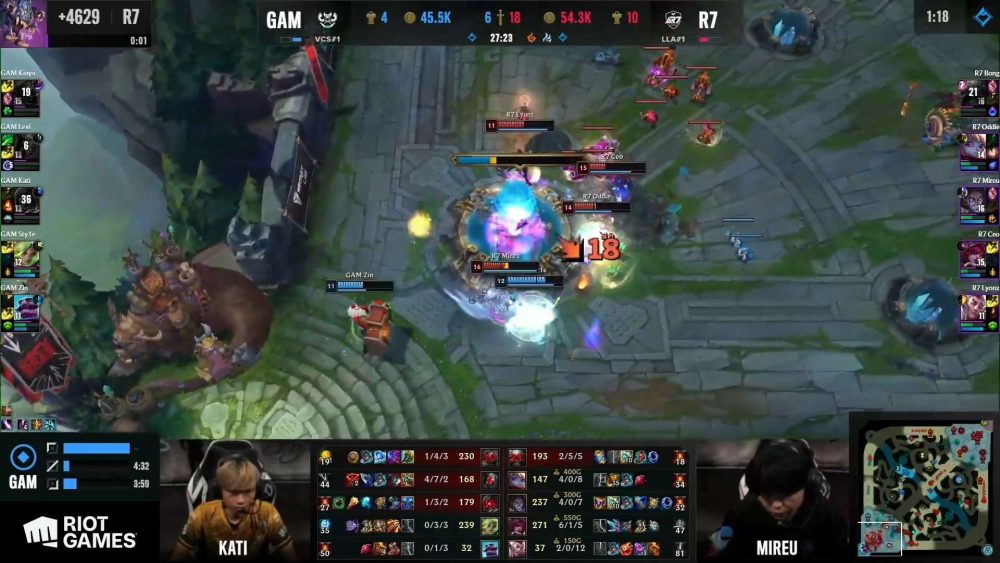 gam-game-3-1683296708-25 MSI 2023 ngày 4 Vòng Khởi Động: GAM gục ngã trước R7 và chính thức chia tay đấu trường quốc tế gam game 3 1683296708 25