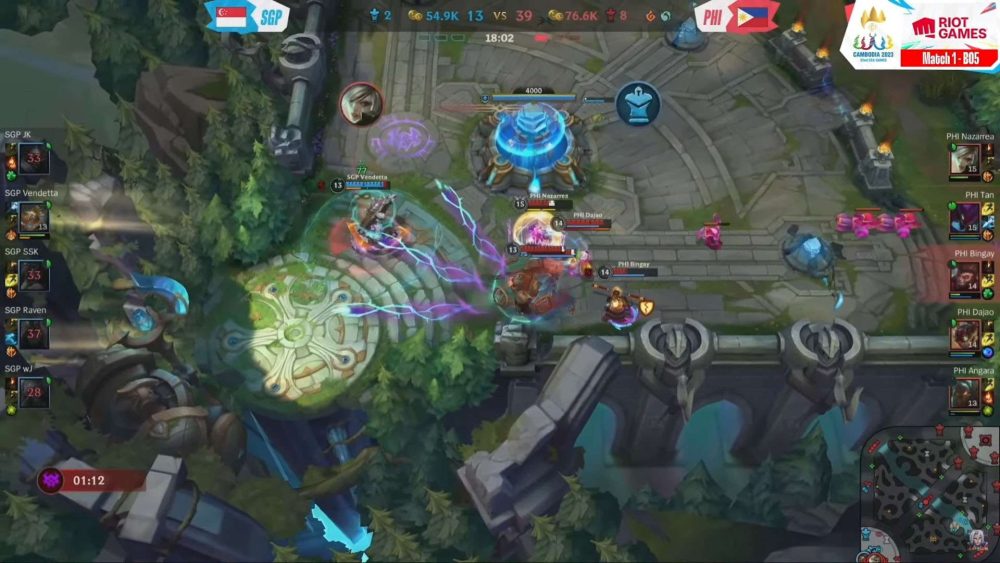 [Trực Tiếp] SEA Games 32 LMHT: Tốc Chiến ngày đầu: Đại diện Singapore thua 0-3 trước Philippines game 2 1683359558 59