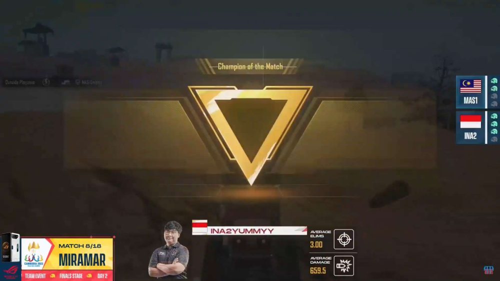 [Trực Tiếp] SEA Games 32 PUBG Mobile đồng đội ngày 3: Indonesia bỏ túi top 1, Việt Nam tạm thời đứng top 2 ina2 game 2 1683975491 74