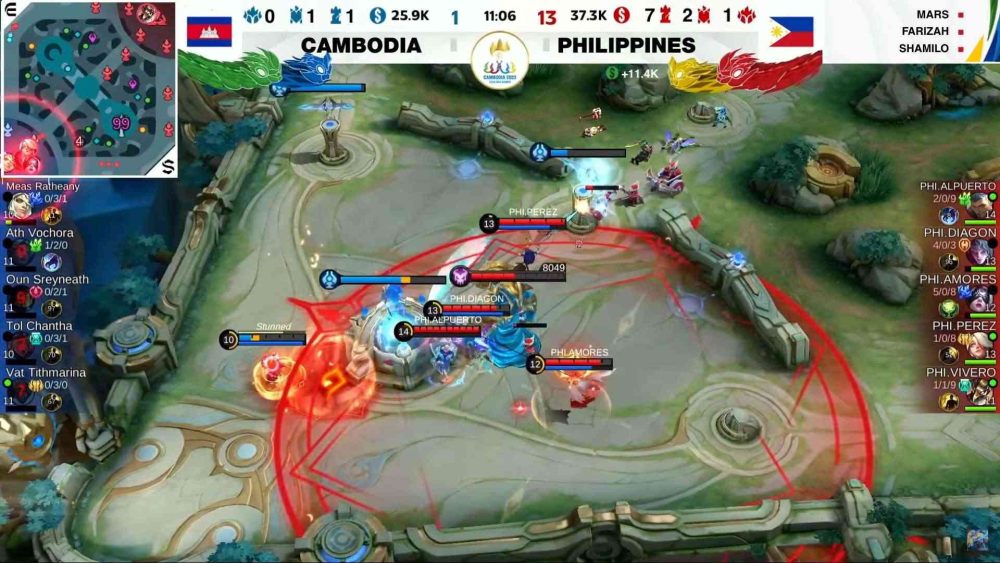 Đội tuyển Mobile Legends: Bang Bang của Philippines đã có một chiến thắng áp đảo tại SEA Games 32.