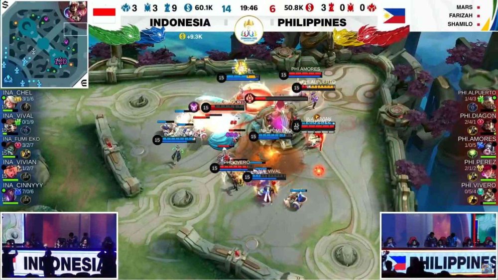 Trận đấu có khởi đầu khá cân bằng nhưng lại kết thúc với chênh lệch khổng lồ của Indonesia.