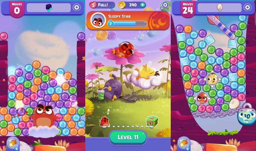 Angry Birds Dream Blast tạo sức hút lớn.