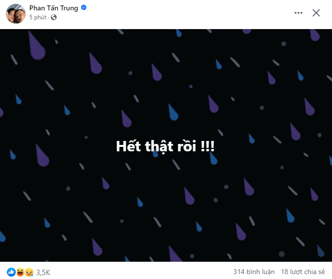 Thầy Giáo Ba chia sẻ status "Hết thật rồi" ngay sau trận thua của T1.