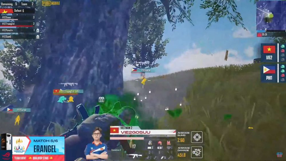 [Trực Tiếp] SEA Games 32 PUBG Mobile đồng đội ngày đầu: 2 đại diện Việt Nam thuận lợi tiến vào Vòng Chung Kết tran 5 real 1683817915 99