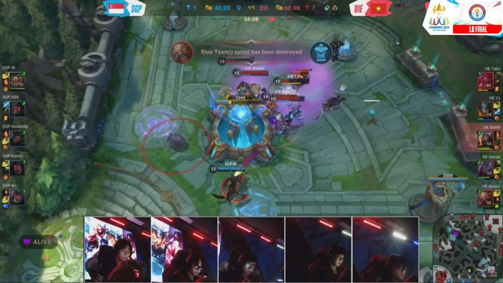 [Trực Tiếp] SEA Games 32 LMHT: Tốc Chiến ngày cuối: Việt Nam đánh mất HCV khi thất bại 1-3 trước Philippines vn g2 1683456908 21 2