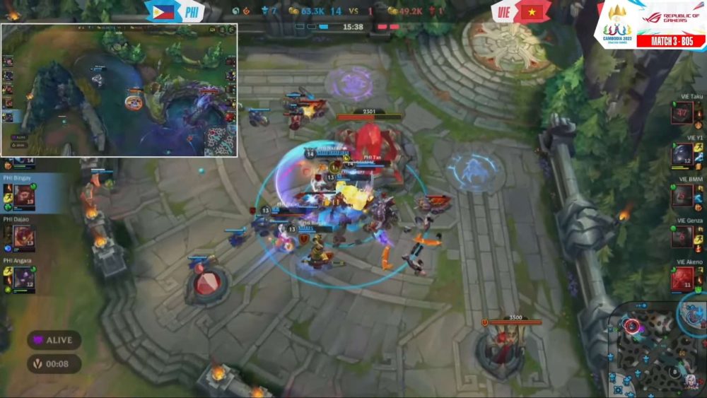 [Trực Tiếp] SEA Games 32 LMHT: Tốc Chiến ngày đầu: Philippines lội ngược dòng đánh bại đại diện Việt Nam vn ph game 4 1683384186 21