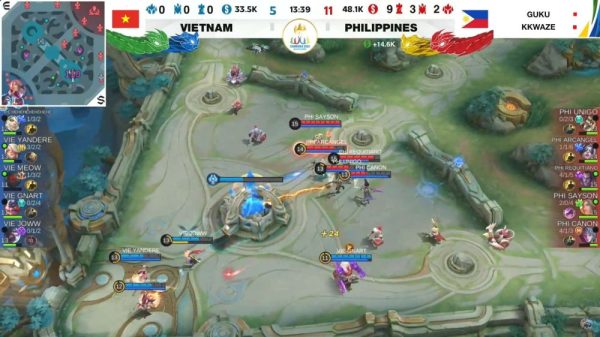 [Trực Tiếp] SEA Games 32 Mobile Legends: Bang Bang team nam ngày đầu: Việt Nam gặp khó khi để thua Philippines vn vs phi 1683906217 31