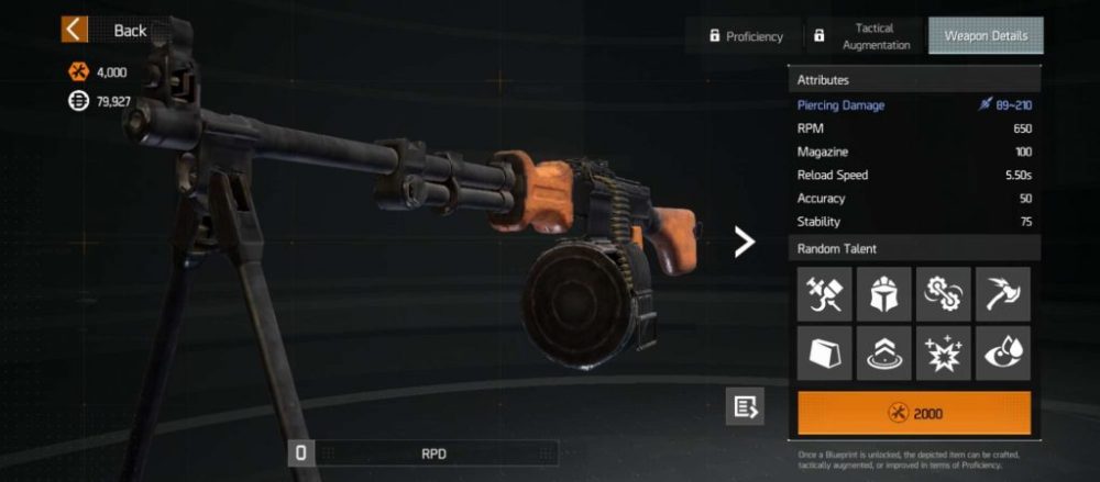 Tạo hình sũng trong Tính năng chế tạo súng..