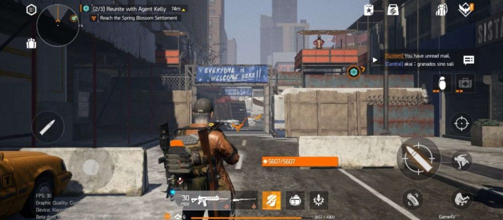 Giao diện của The Division Resurgen.