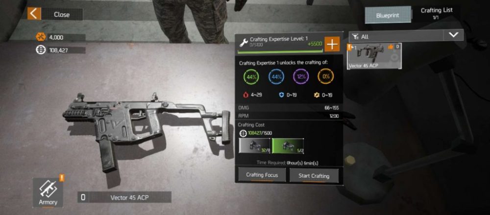 Tính năng chế tạo súng.