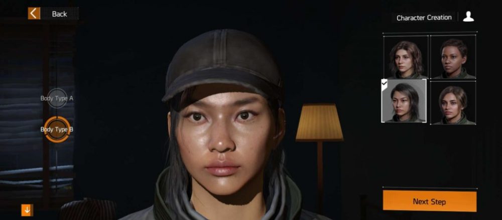 Mô hình nhân vật theo đặc điểm chủng tộc.