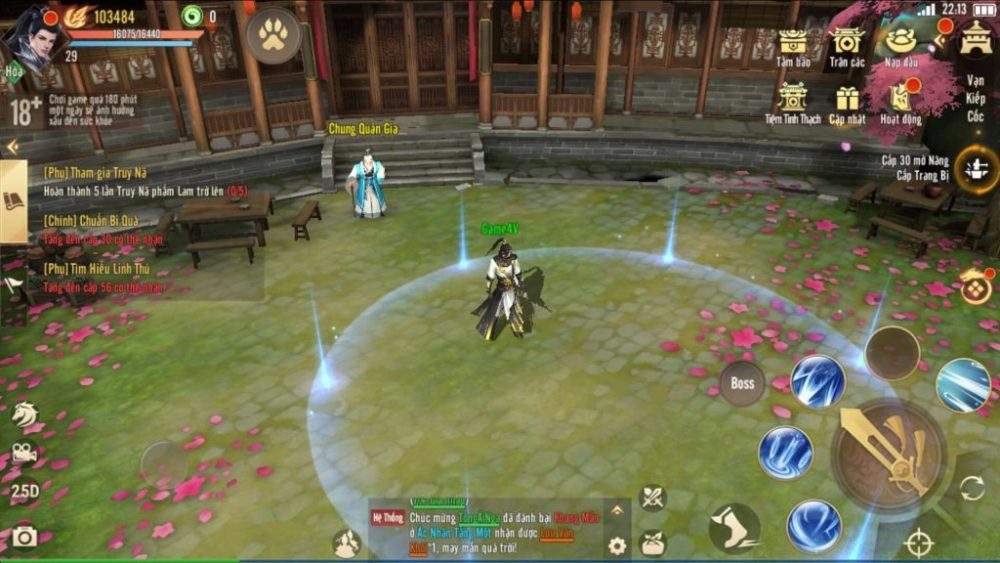 Đồ họa của Cửu Dương Truyền Kỳ 2.