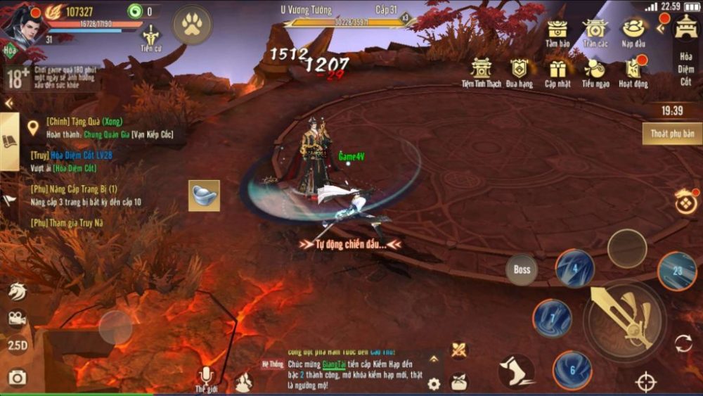 Cơ chế chiến đấu dễ làm quen của Thiên Long Truyền Kỳ.