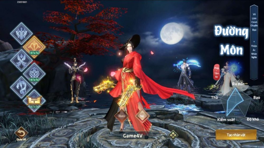 Tạo hình nhân vật của Thiên Long Truyền Kỳ.