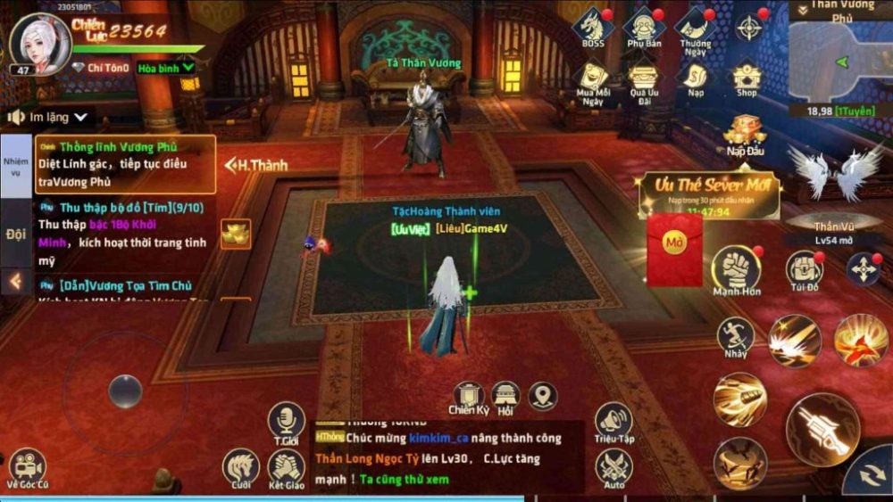 Đồ họa của Cửu Dương Truyền Kỳ 2.